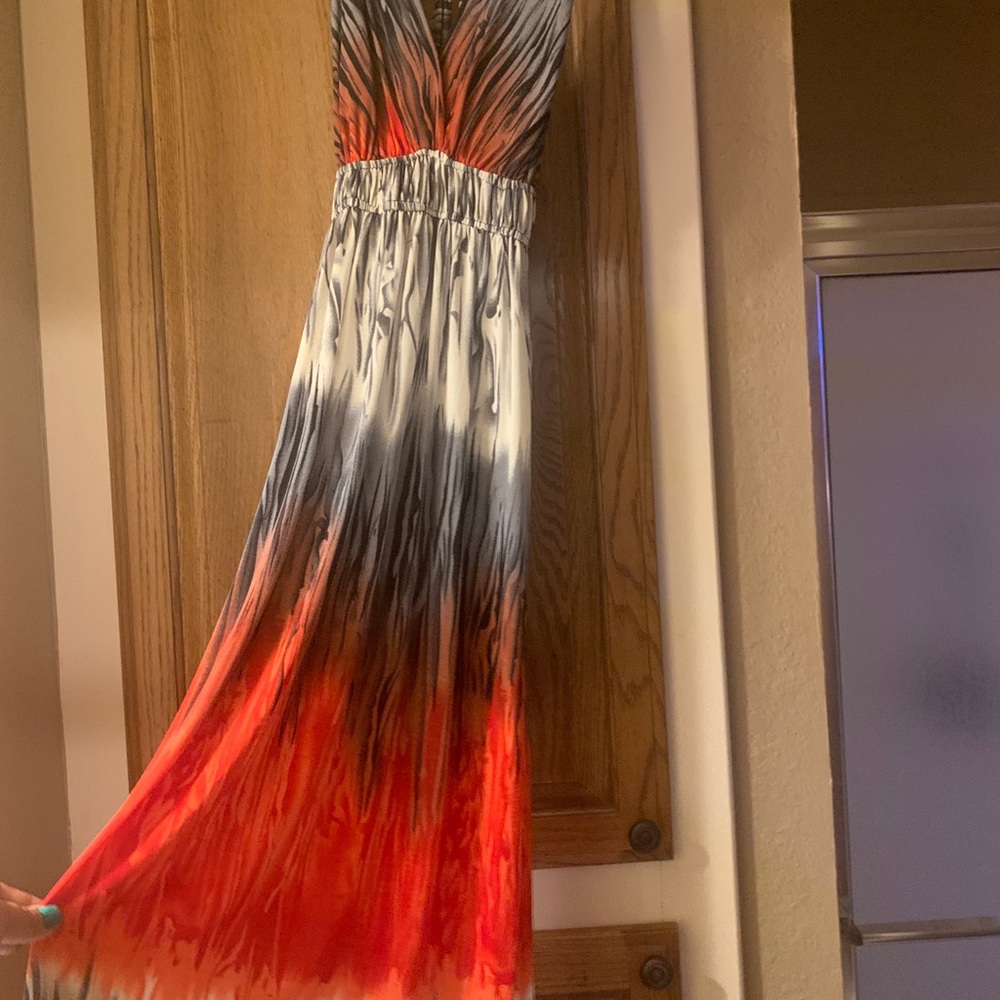 Silky maxi dress!